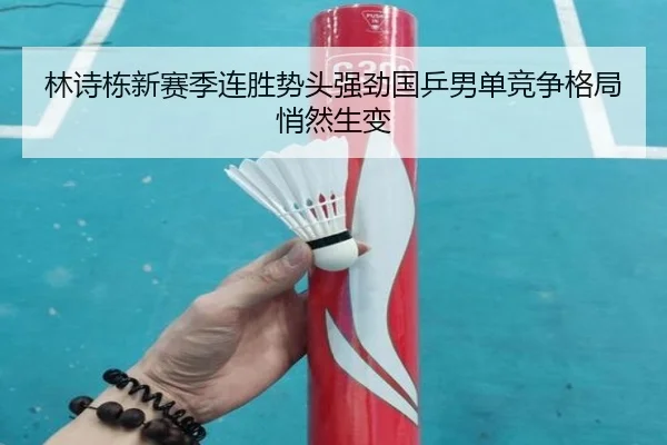 林诗栋新赛季连胜势头强劲国乒男单竞争格局悄然生变